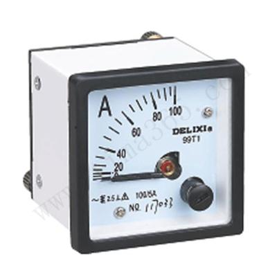 德力西DELIXI 99T1系列固定直接作用模拟指示电流表