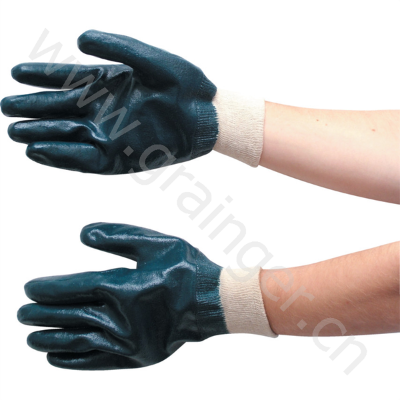TUFFSAFE 轻型丁腈橡胶涂层手套(蓝色)