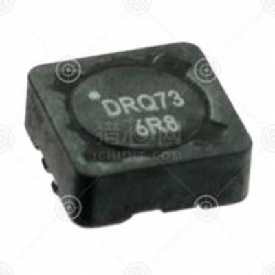 变压器 DRQ73-6R8-R  INDUCT ARRAY 2 COIL 6.48UH SMD