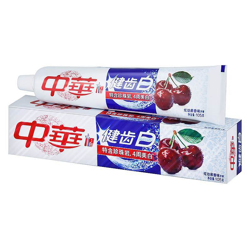 中华 中华健齿白炫动果香味牙膏105G(支)