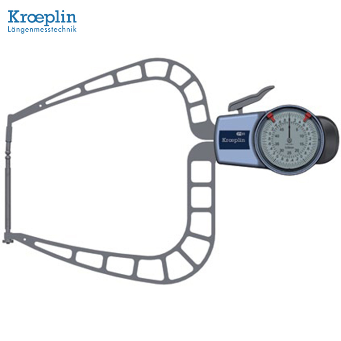 凯普林kroeplin 4495246 0-50mm 高精度指针式卡规 (单位：把)