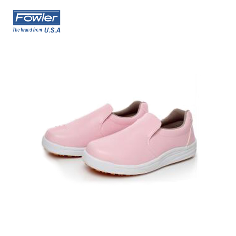 福勒FOWLER 粉色厨师鞋