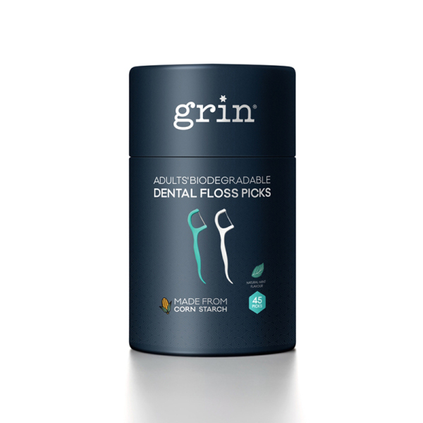 Grin 独立包装环保洁齿成人牙线棒